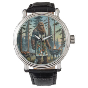 Sasquatch Fish Grillmaster Vater Armbanduhr