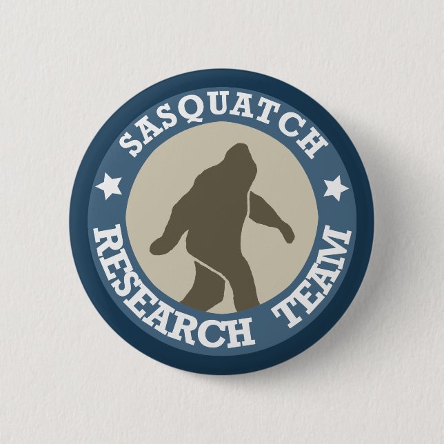 Sasquatch Forschungsteam Button (Vorderseite)