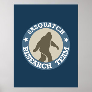 Sasquatch Forschungsteam - Plakat