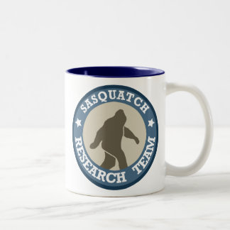 Sasquatch Forschungsteam Zweifarbige Tasse