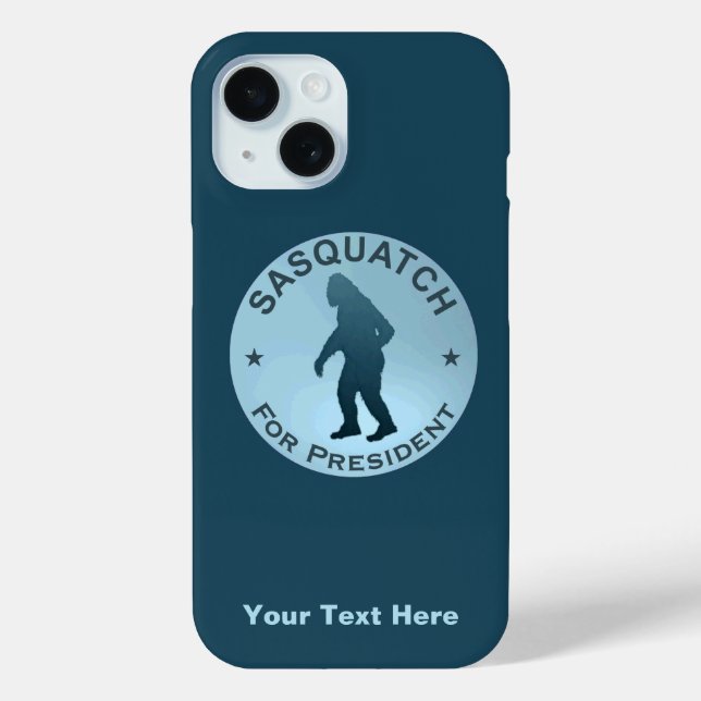 Sasquatch für den Präsidenten Case-Mate iPhone Hülle (Rückseite)
