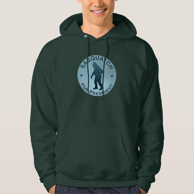 Sasquatch für den Präsidenten Hoodie (Vorderseite)