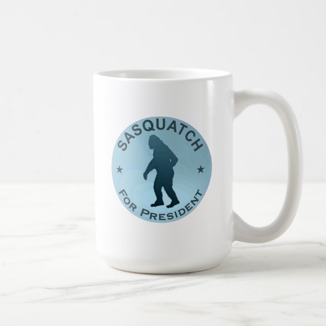 Sasquatch für den Präsidenten Kaffeetasse (Rechts)