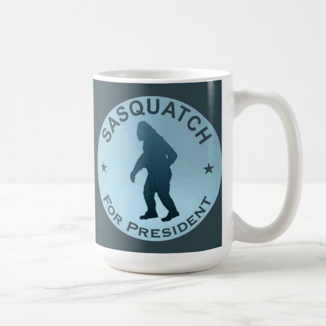 Sasquatch für den Präsidenten Kaffeetasse (Rechts)