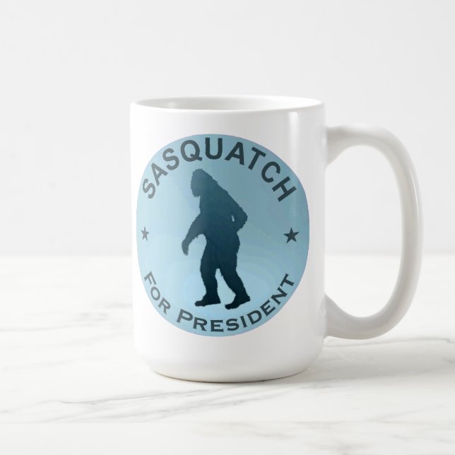 Sasquatch für den Präsidenten Kaffeetasse (Rechts)
