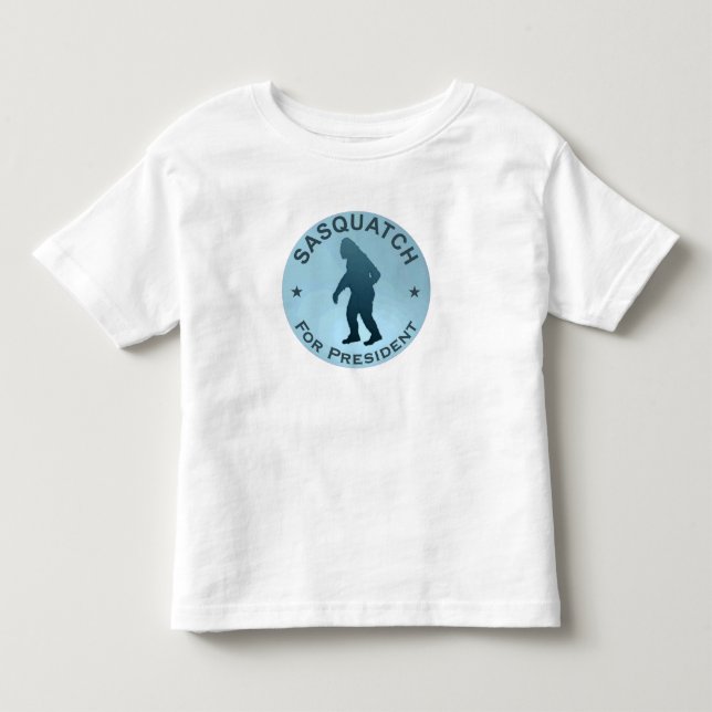 Sasquatch für den Präsidenten Kleinkind T-shirt (Vorderseite)