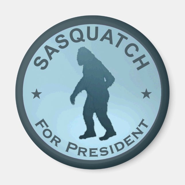 Sasquatch für den Präsidenten Magnet (Vorne)
