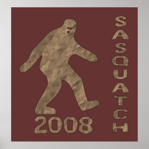Sasquatch für den Präsidenten Poster