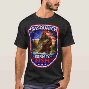Sasquatch geht angeln T-Shirt