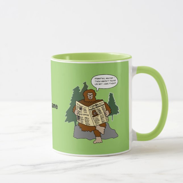 Sasquatch Geschenk-Ideen-lustige Tasse (Rechts)