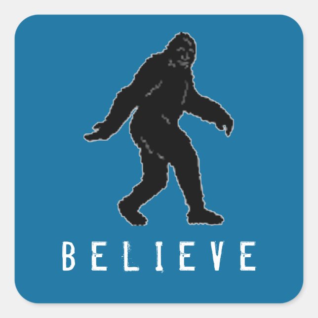 Sasquatch Glaube Stickers (Vorderseite)