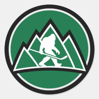 Sasquatch Hockey Sticker - weg