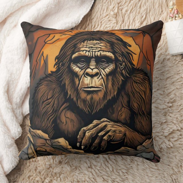 Sasquatch Höhle Kissen (Decke)