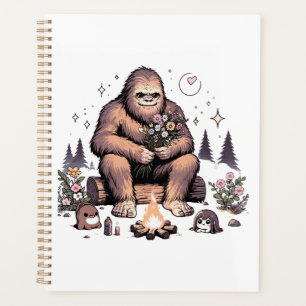 Sasquatch Holding Flowers
