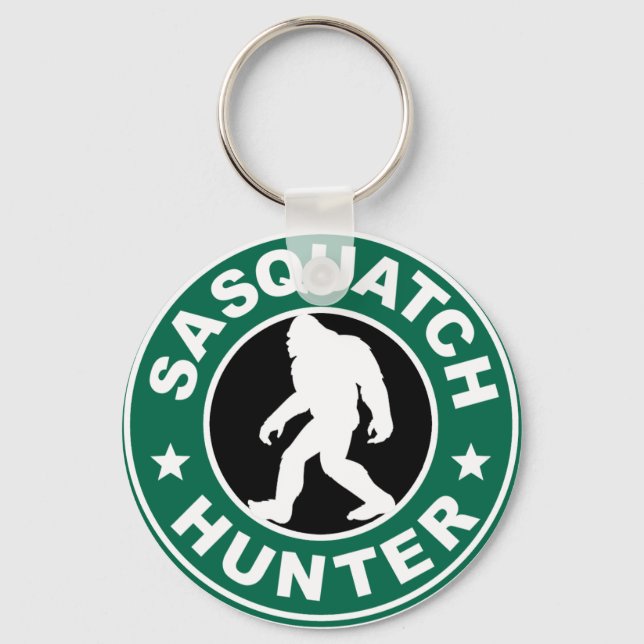Sasquatch Hunter Keychain Schlüsselanhänger (Vorderseite)