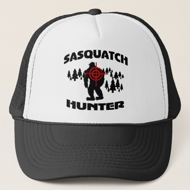Sasquatch Jäger Truckerkappe (Vorderseite)
