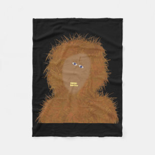 Sasquatch lustiger Junge hat Kunst Bigfoot Konvent Fleecedecke