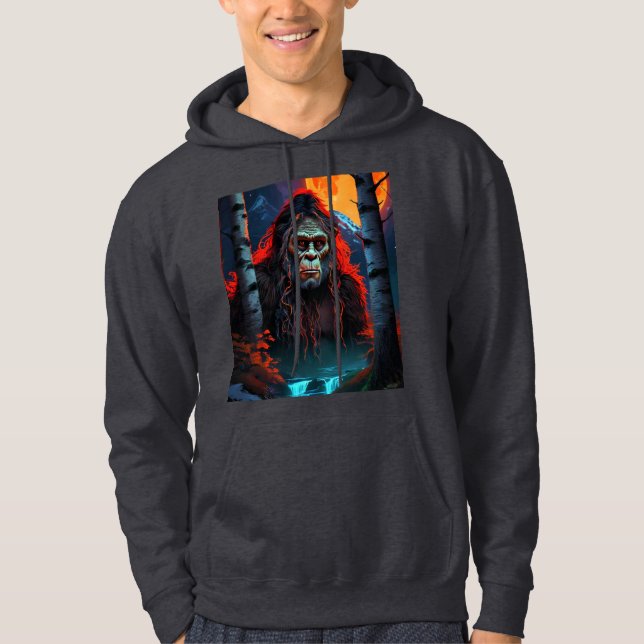 Sasquatch Moonlit Hunt Hoodie (Vorderseite)