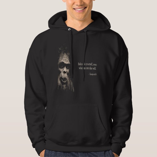 Sasquatch Motivierend Hoodie (Vorderseite)