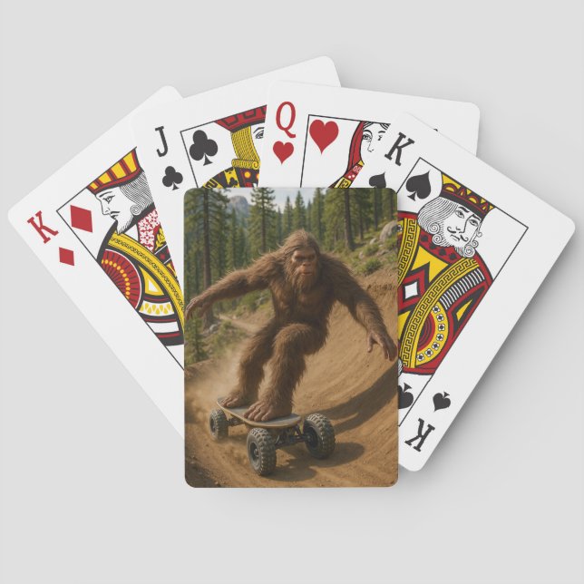 Sasquatch Mountainboard Adventure Playing Cards Spielkarten (Rückseite)