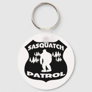 Sasquatch Patrol Forest Abzeichen Schlüsselanhänger