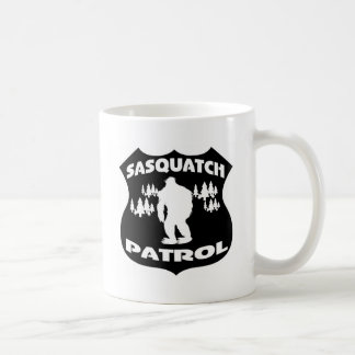 Sasquatch Patrouillen-WaldAbzeichen Kaffeetasse