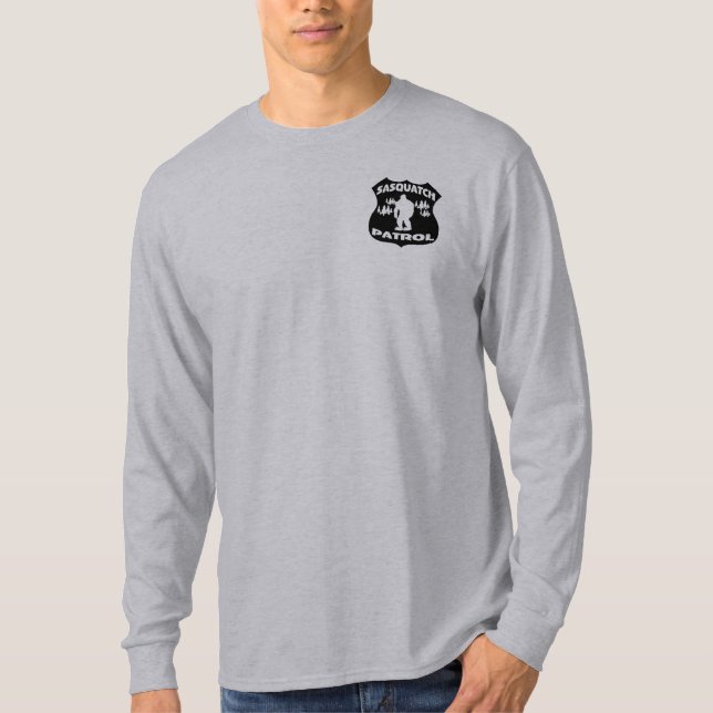Sasquatch Patrouillen-WaldAbzeichen T-Shirt (Vorderseite)