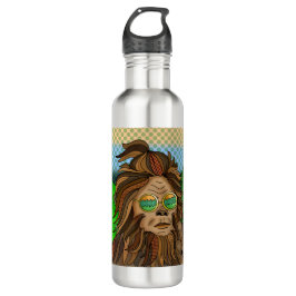 Sasquatch Peace Sign | Rücken Bigfoot Edelstahlflasche