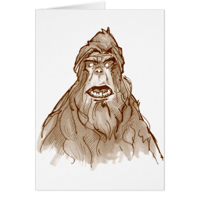 SASQUATCH PORTRÄT - ProSquatch Kopf Bigfoots (Vorne)
