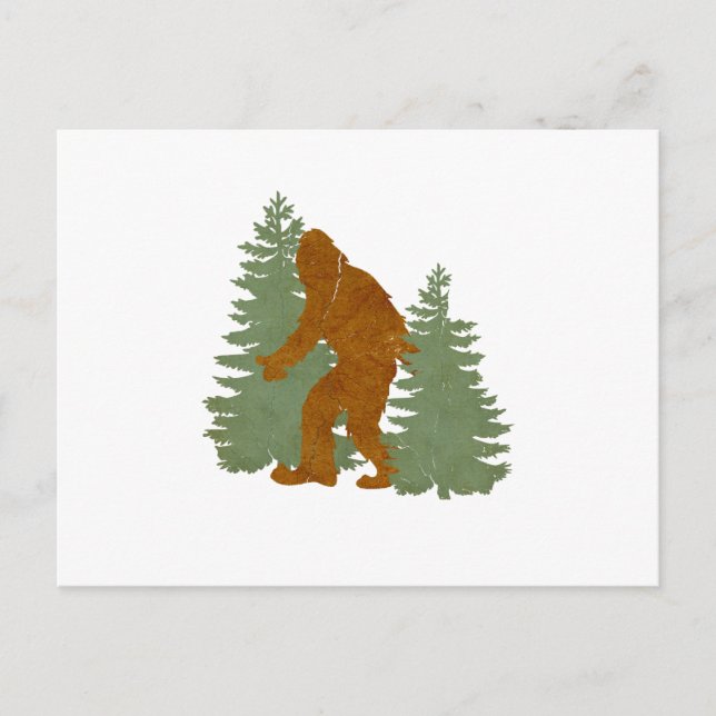 Sasquatch Postkarte (Vorderseite)