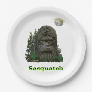 Sasquatch Produkte Pappteller