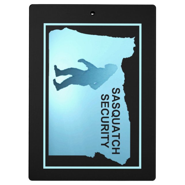 Sasquatch Security - Oregon Klemmbrett (Rückseite)