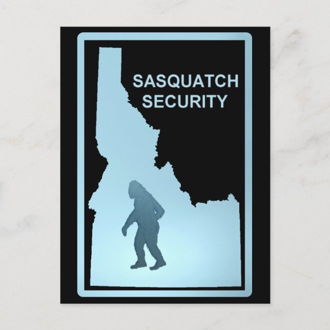 Sasquatch Security Postkarte (Vorderseite)