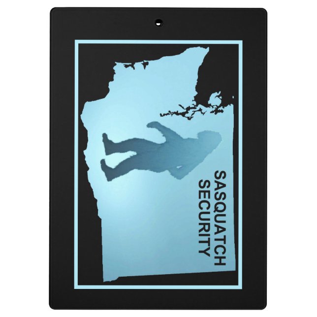 Sasquatch Security - Washington Klemmbrett (Rückseite)