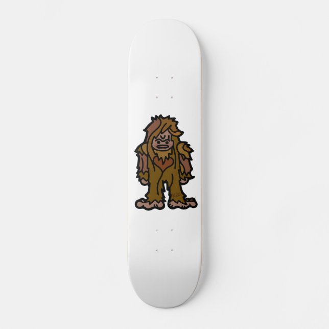 sasquatch skatin'. skateboard (Vorderseite)