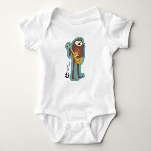 Sasquatch Spokane Public Library Baby Bodysuit Strampler (Vorderseite)