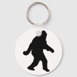Sasquatch Squatchin-Silhouette Schlüsselanhänger