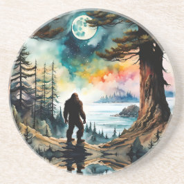 Sasquatch Stehend auf Ridge mit Blick auf den Ozea Getränkeuntersetzer