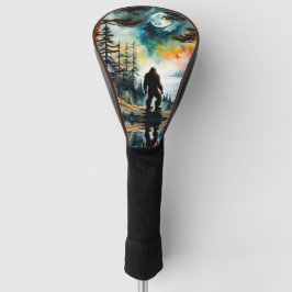 Sasquatch Stehend auf Ridge mit Blick auf den Ozea Golf Headcover