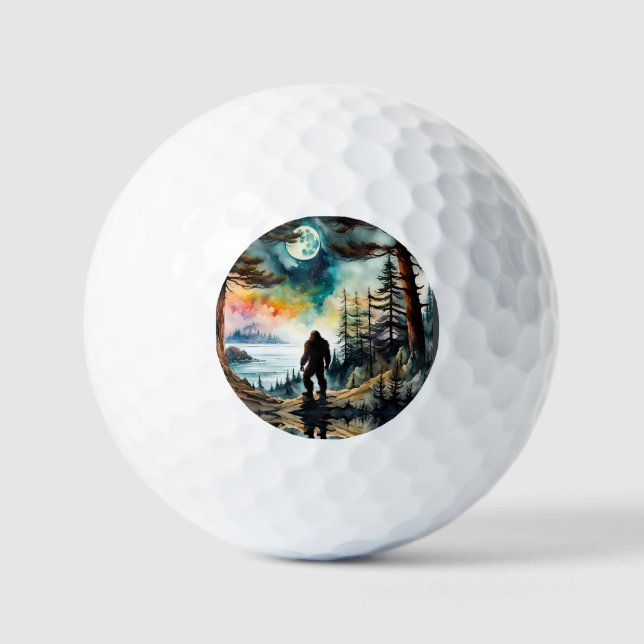 Sasquatch Stehend auf Ridge mit Blick auf den Ozea Golfball (Vorderseite)