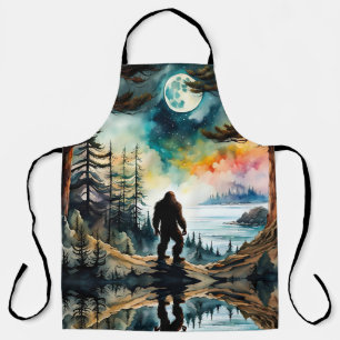 Sasquatch Stehend auf Ridge mit Blick auf den Ozea Schürze