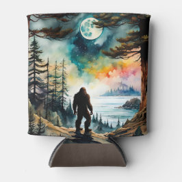 Sasquatch Stehend unter Mondlicht Dosenkühler