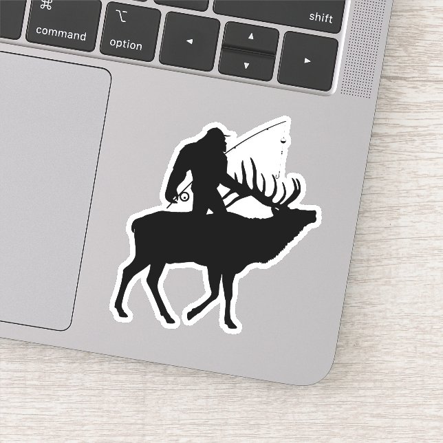 Sasquatch Sticker Decal (Detail)
