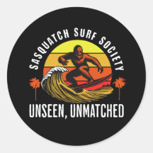 Sasquatch Surf Society Unbekannter Bigfoot