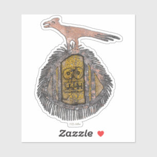 Sasquatch Talking Canyons, New Mexico Aufkleber