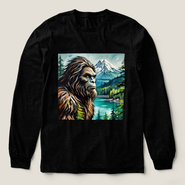 Sasquatch Tri-Blend Shirt (Design Vorderseite)
