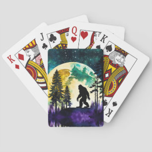 Sasquatch Vollmond Spielkarten