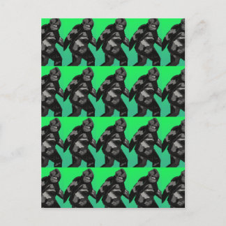 Sasquatch Walking Postkarte