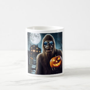 Sasquatch zu Halloween Kaffeetasse