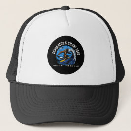 Sasquatch's leise Sets surfen Bigfoot Black Truckerkappe